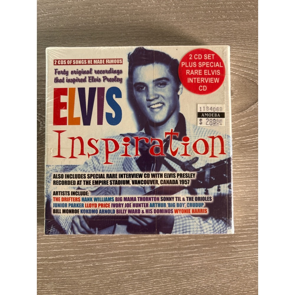 Elvis Inspiration 2 CD Set Plus Rare Interview CD‎ 2004 Boulevard Vintage Sealed